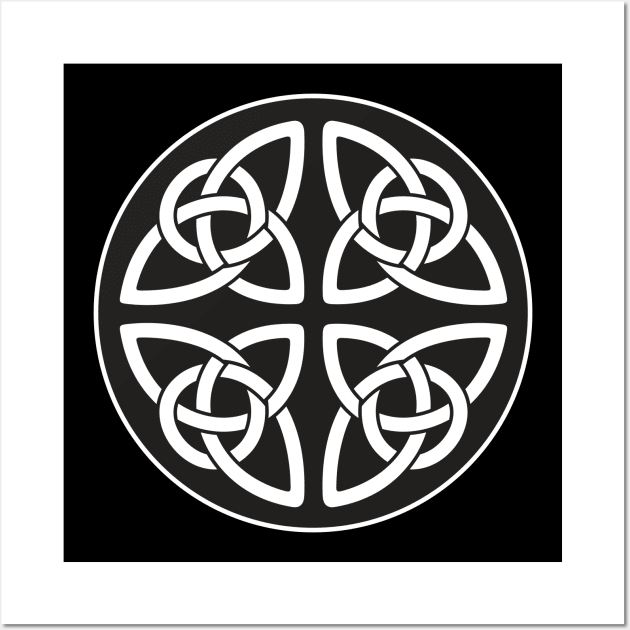 Celtic Triquetra - The Triple Goddess Wall Art by Roadkill Creations